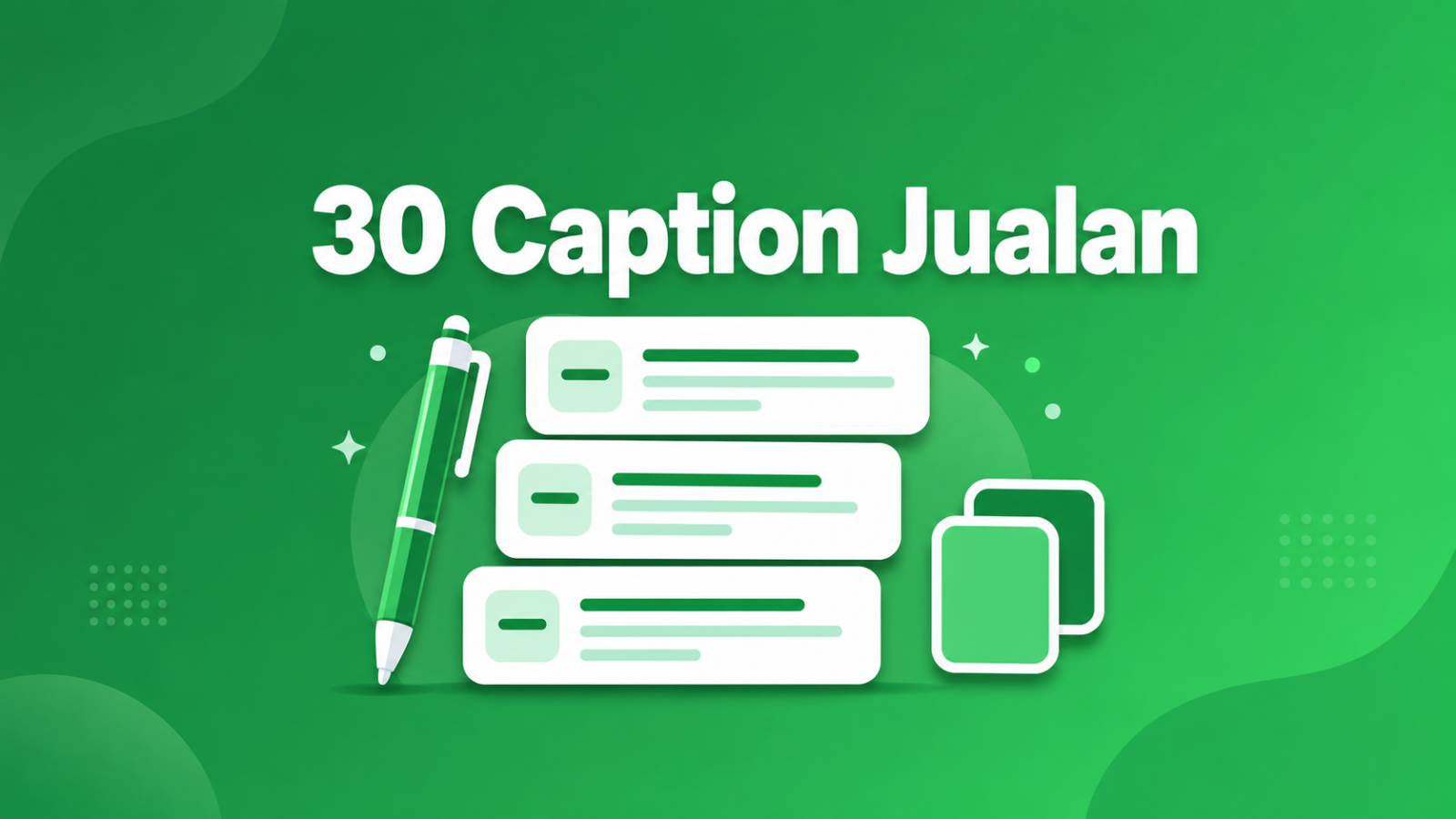 30 Caption Jualan
